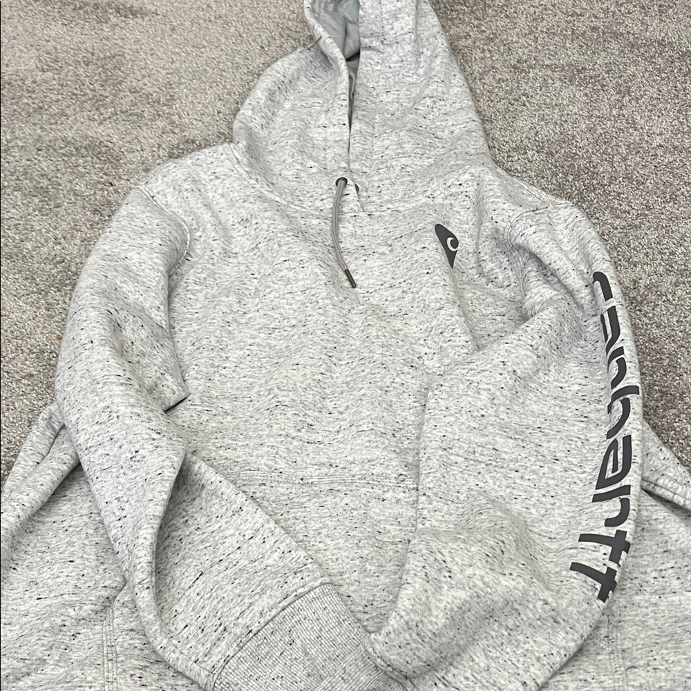 Carhartt Gray Hoodie Sweatshirt